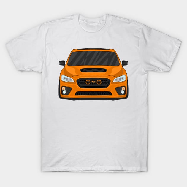 WRX ORANGE T-Shirt by VENZ0LIC